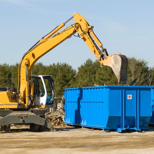 what happens if the residential dumpster is damaged or stolen during rental in East Wilton Maine